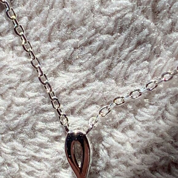 Sterling Silver Treble Clef Necklace - Picture 8 of 8